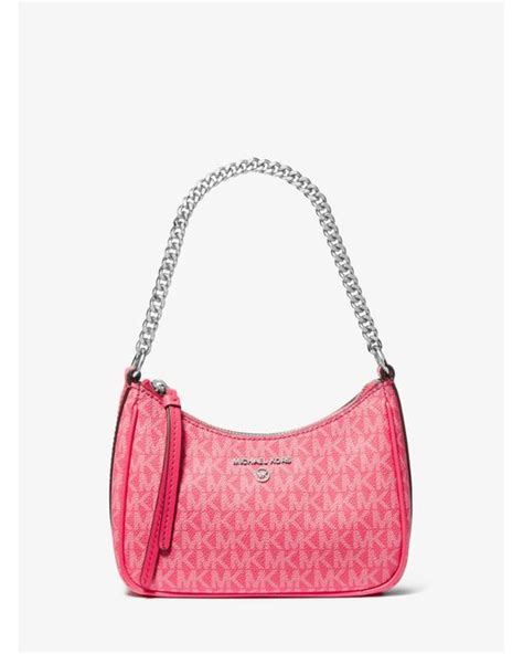 michael kors jet set charm pink|michael kors pochette jet set.